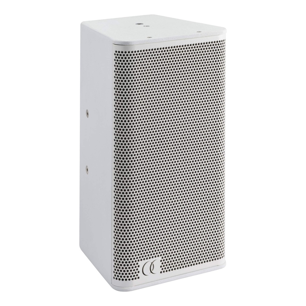 AUDIOPHONY - Sline206W - Passive loudspeaker for fixed installation – 1x6″ + 1x6″ coaxial – 240W RMS at 8Ω – Wood finish, white color