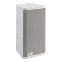 AUDIOPHONY - Sline206W - Passive loudspeaker for fixed installation – 1x6″ + 1x6″ coaxial – 240W RMS at 8Ω – Wood finish, white color