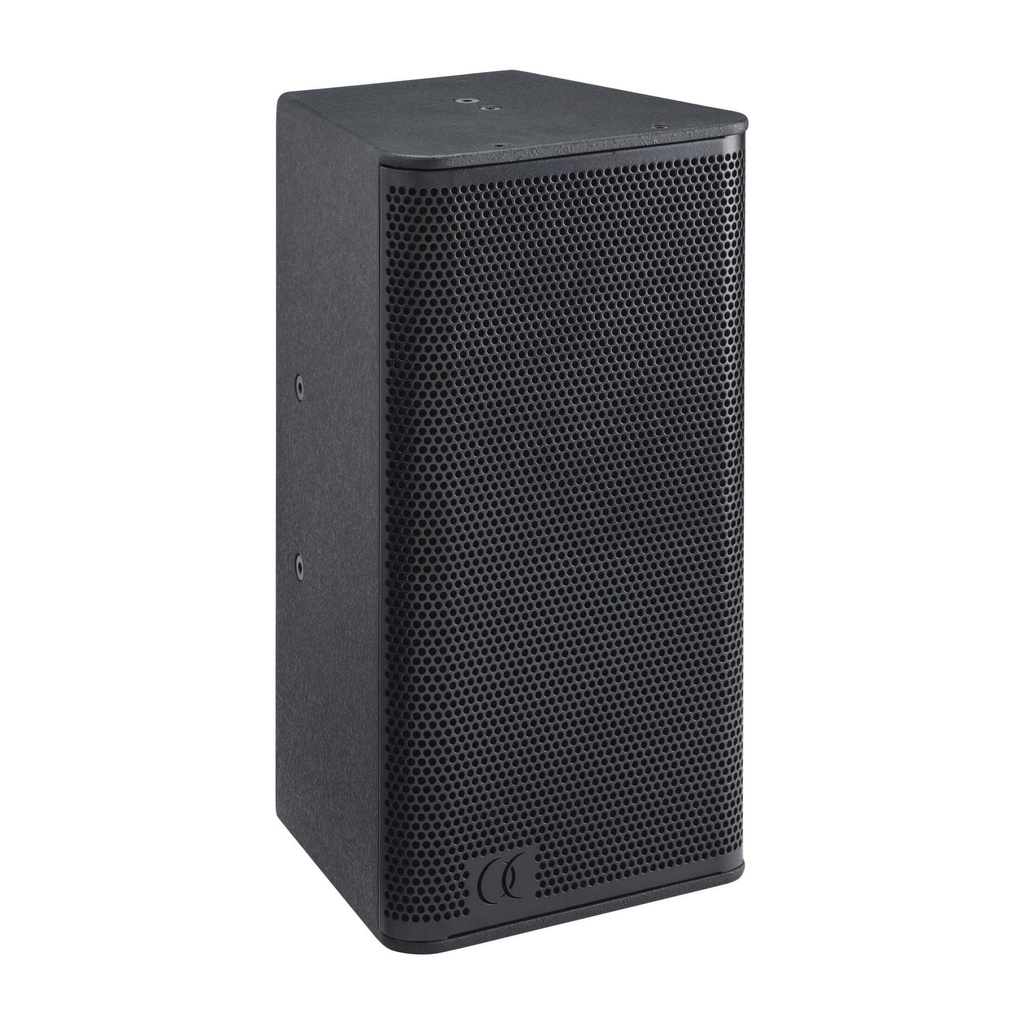 AUDIOPHONY - Sline206B - Passive loudspeaker for fixed installation – 1x6″ + 1x6″ coaxial – 240W RMS at 8Ω – Wood finish, black color