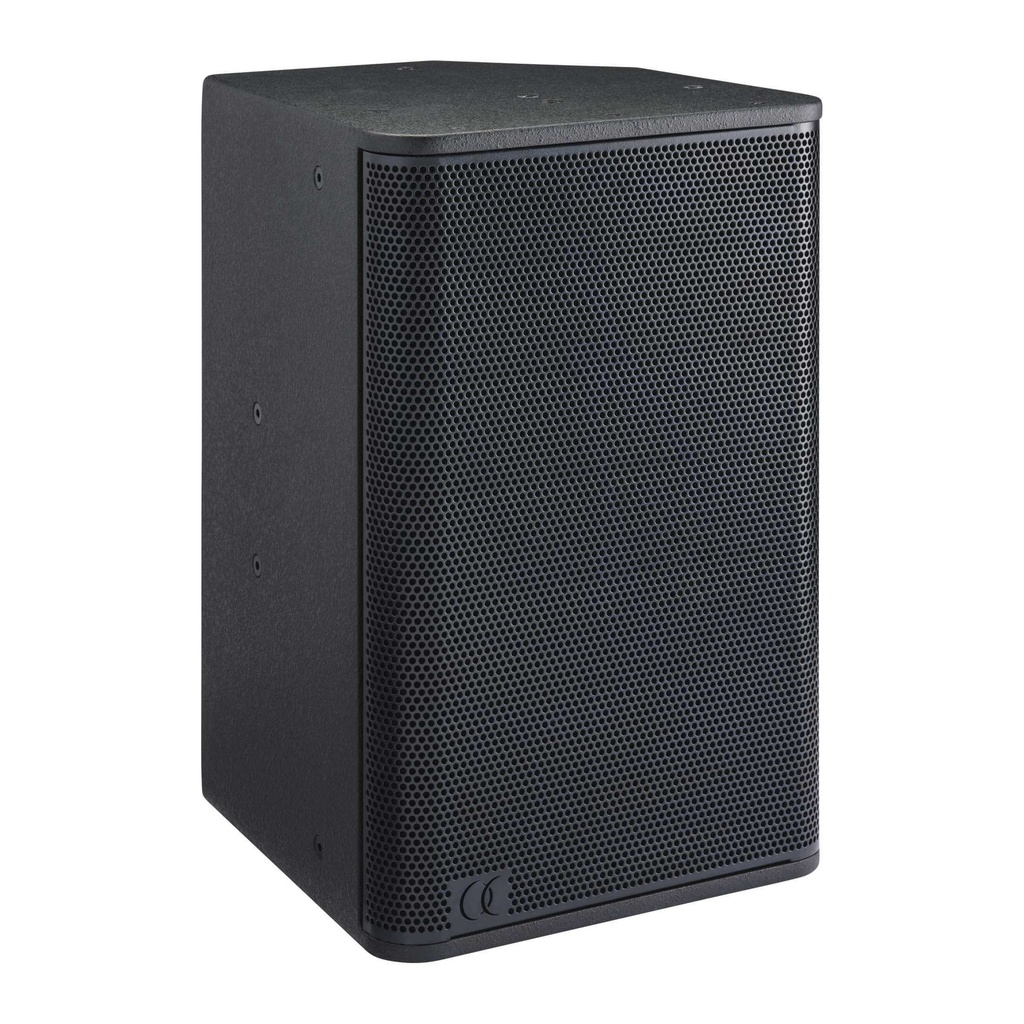 AUDIOPHONY - Sline110B - Passive loudspeaker for fixed installation - 10″+1″ - 250W RMS at 8Ω - Wood finish, black color