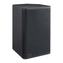 AUDIOPHONY - Sline110B - Passive loudspeaker for fixed installation - 10″+1″ - 250W RMS at 8Ω - Wood finish, black color