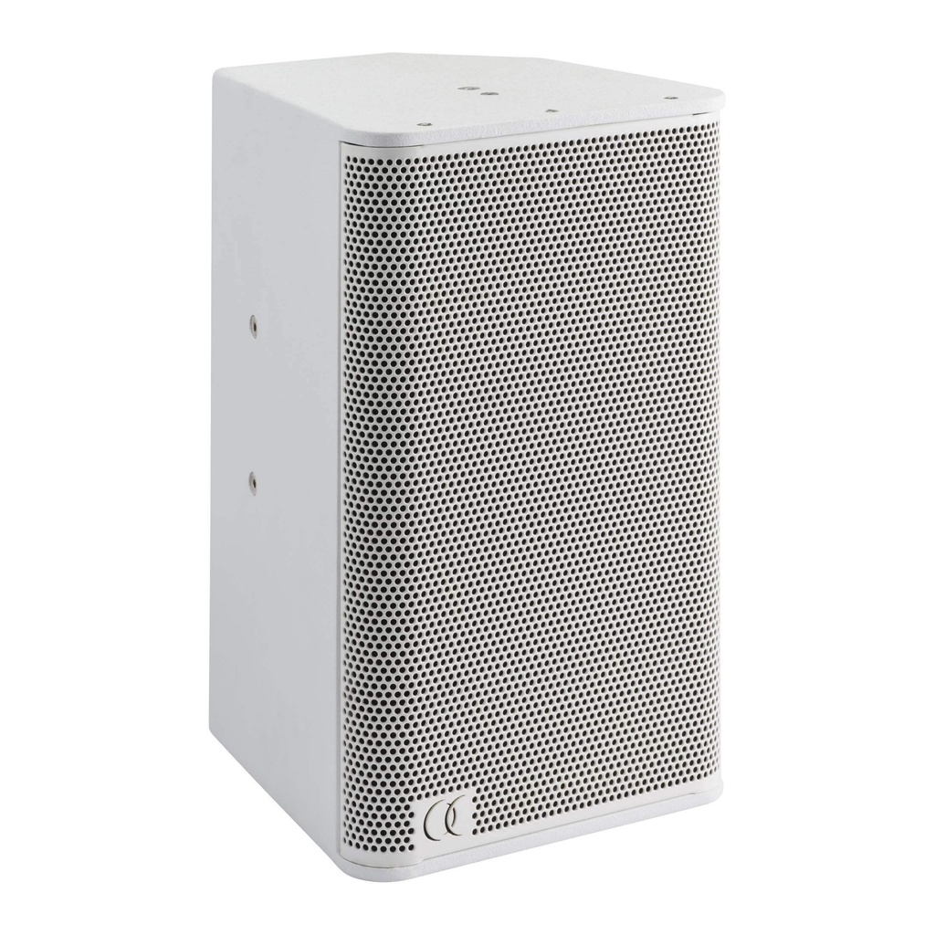 AUDIOPHONY - Sline108W - Passive loudspeaker for fixed installation - 8″+1″ - 150W RMS at 8Ω - Wood finish, white color