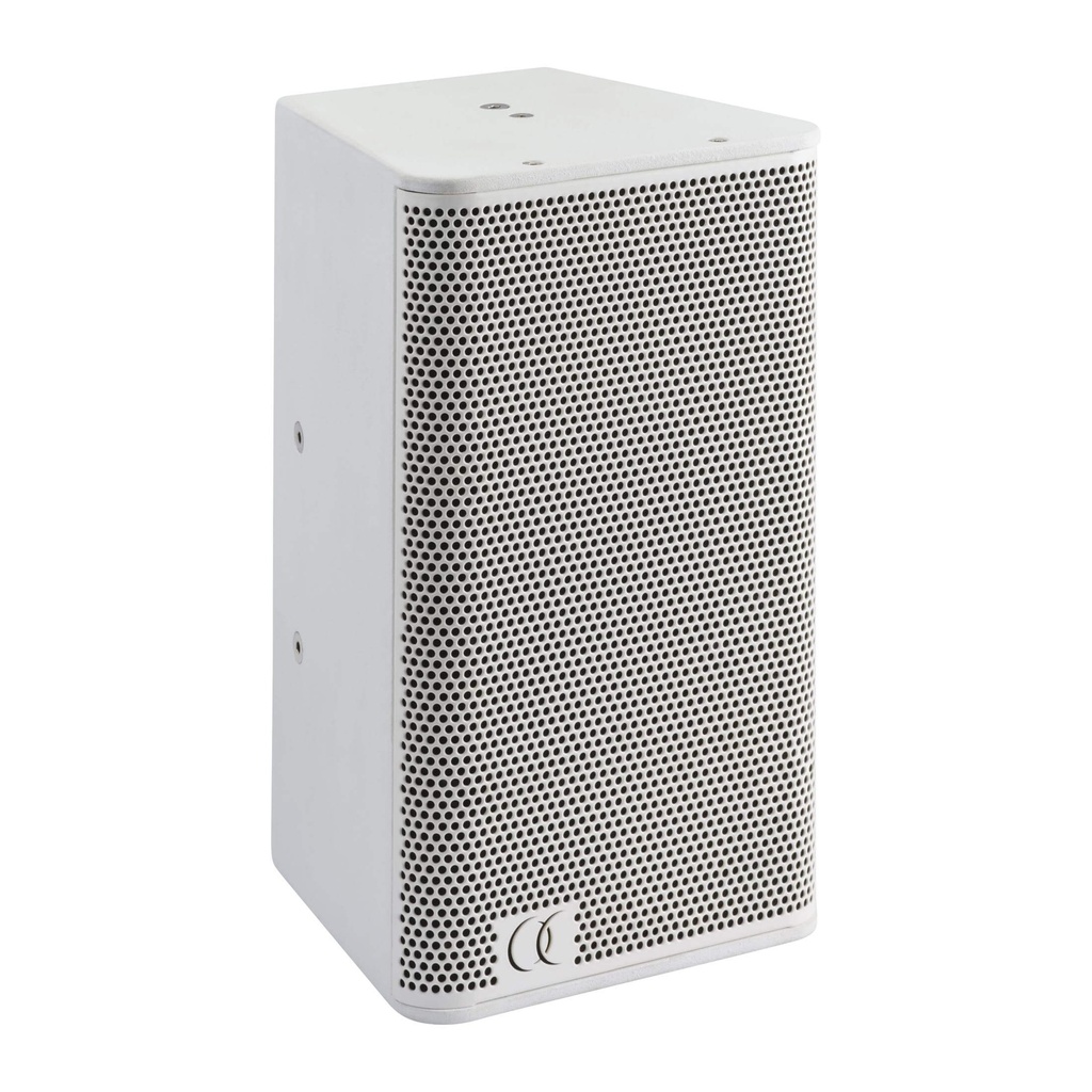 AUDIOPHONY - Sline106W - Passive loudspeaker for fixed installation - 6″+1″ -  120W RMS at 8Ω - Wood finish, white color