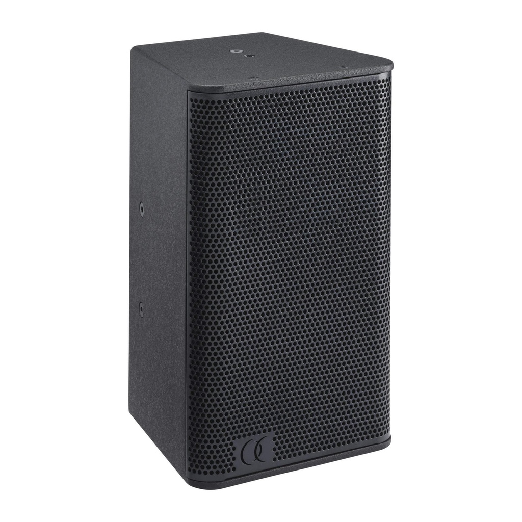AUDIOPHONY - Sline106B - Passive loudspeaker for fixed installation - 6″+1″ -  120W RMS at 8Ω - Wood finish, black color
