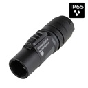 NEUTRIK - NAC3M-TRUE1-S - Neutrik PowerCON TRUE1 locking male cable connector with power-out and screw terminals for cable diameters from 6 to 12mm (IP65)