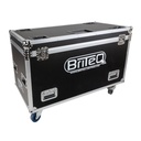 JV CASE - MOVING HEAD CASE 11 - Stackable flight case for transportation of 2x BTI-BLIZZARD WASH2