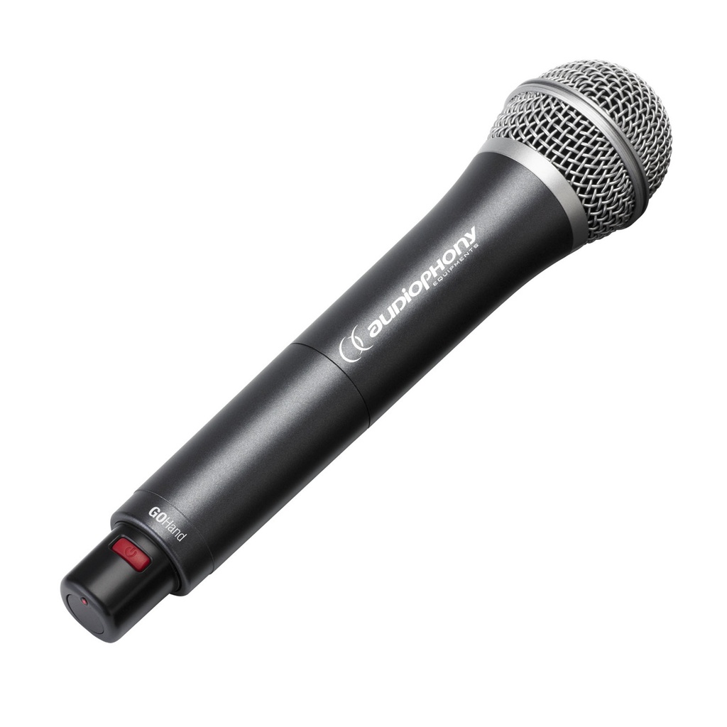 AUDIOPHONY - GO-Hand-F6 - UHF handheld microphone 16 frequencies with condenser cell - 600MHz range