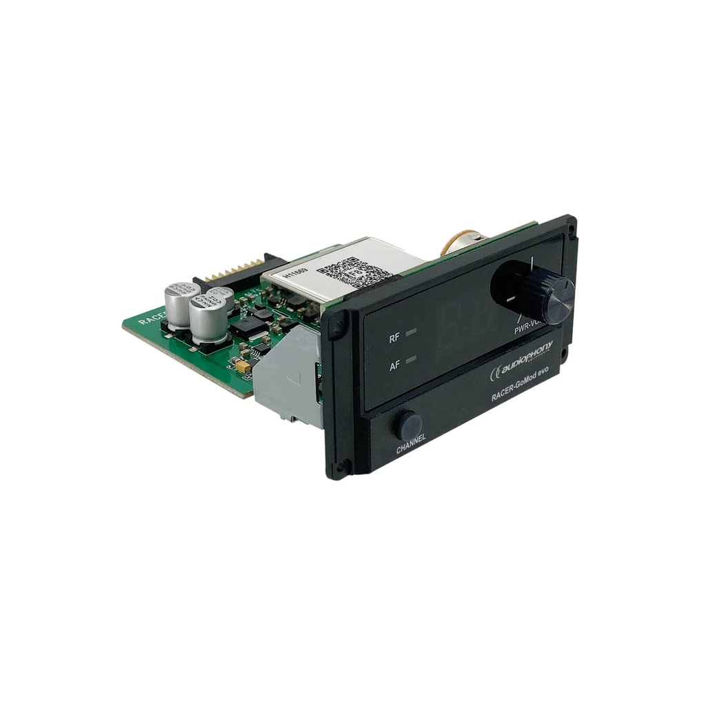 AUDIOPHONY - RACER-GoModF8 evo - Modular 800 MHz UHF diversity receiver for RACER Evo portable speaker