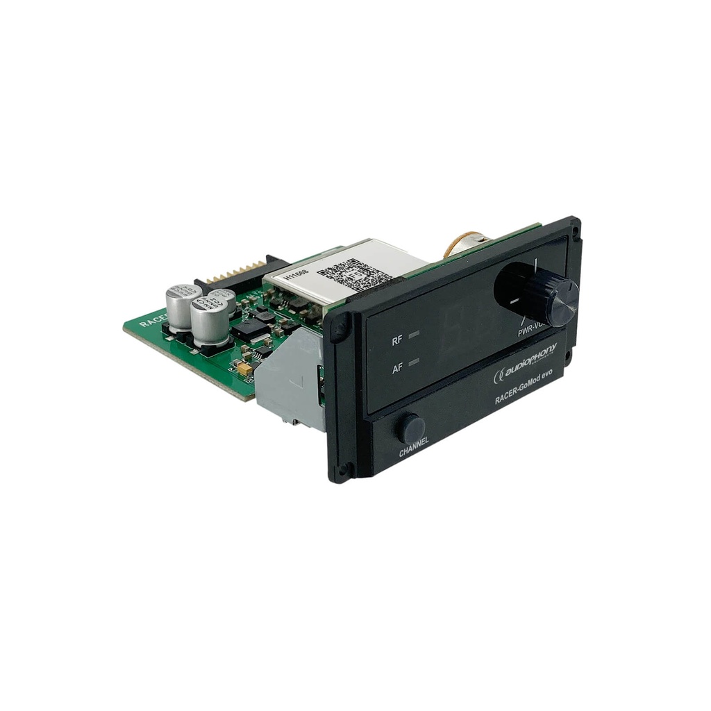 AUDIOPHONY - RACER-GoModF5 evo - Modular 500 MHz UHF diversity receiver for RACER Evo portable speaker