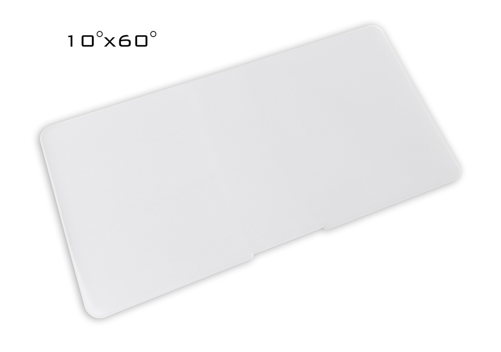 BRITEQ - BTI-AKKUCHROMA - 10x60 BEAM - Beam shaper for BTI-AKKUCHROMA: changes the standard beam to 10° horizontal x 60° vertical