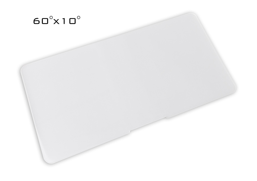 BRITEQ - BTI-AKKUCHROMA - 60x10 BEAM - Beam shaper for BTI-AKKUCHROMA: changes the standard beam to 60° horizontal x 10° vertical