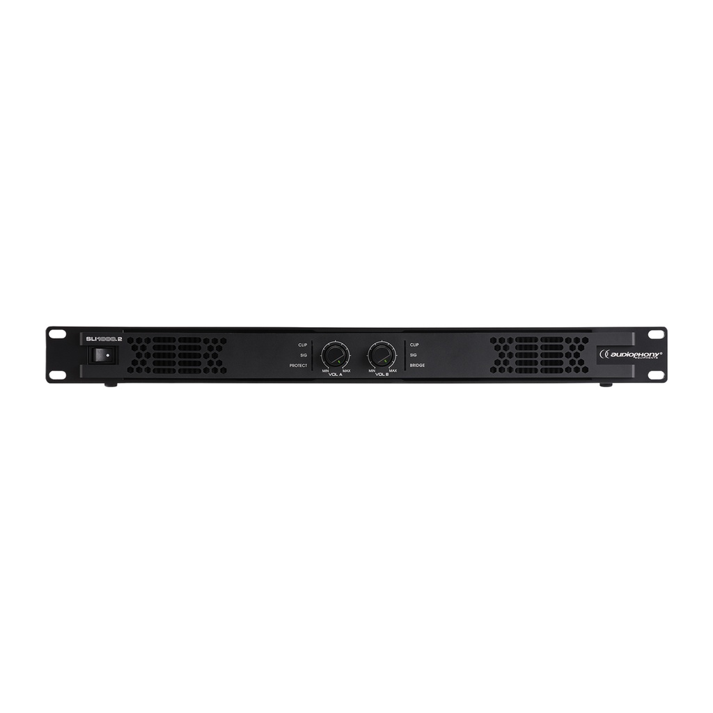 AUDIOPHONY - SLI1000.2 - Class D amplifier - 2x 900W at 4 ohms and 1000W at 100V