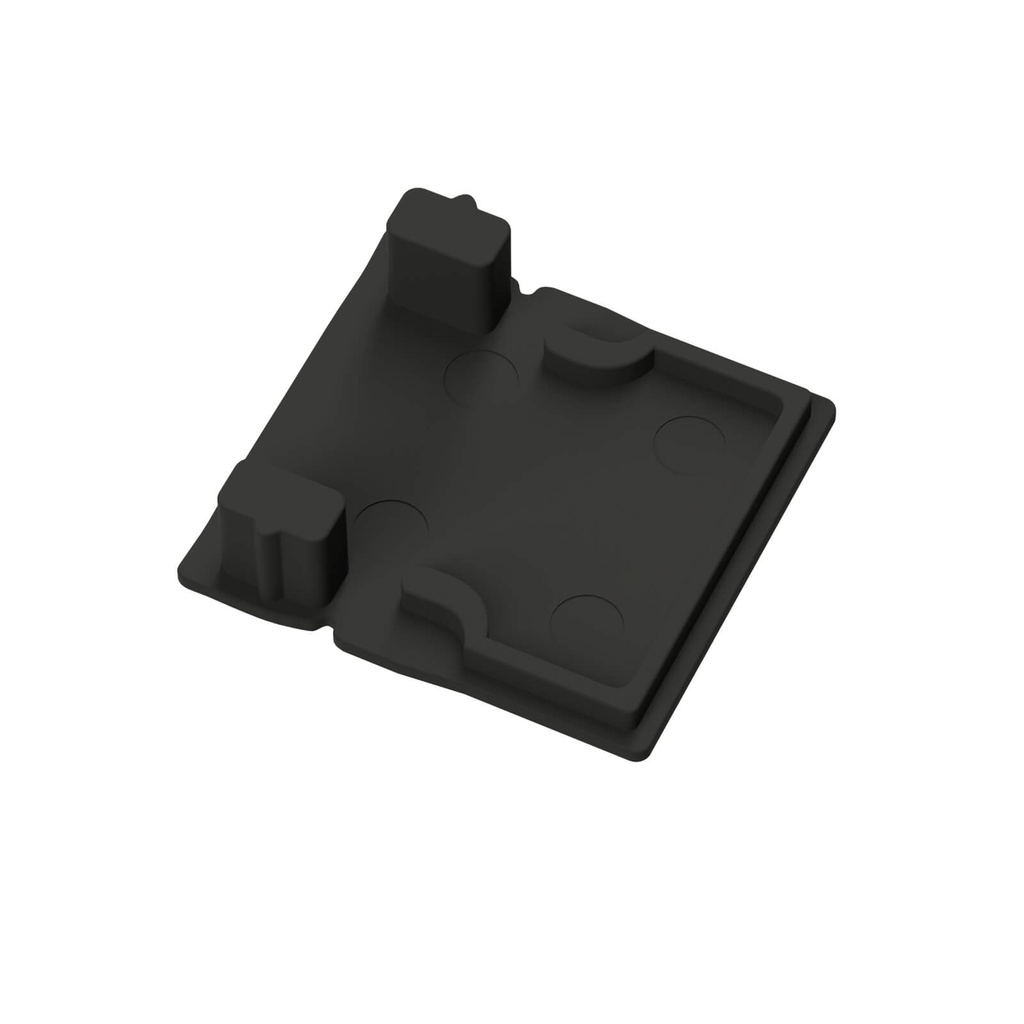 CONTEST - TAPEcaps-E8-Black - End cap for TAPEprofil-E and TAPEcov-8 Black