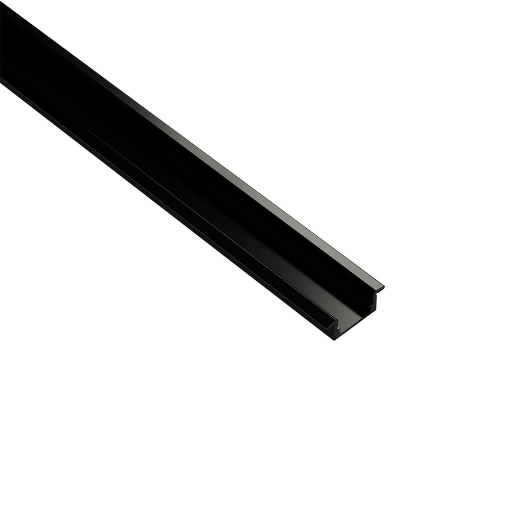 CONTEST - TAPEprofil-A-Black - Black aluminium recessed profile 8.5x23mm - Length 2m
