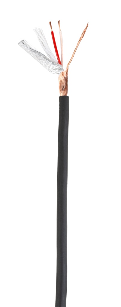 HILEC - DMXCAB-FLEX-100M - Professional DMX/AES cable for mobile use - 2x 0.34mm² -  black - 100m