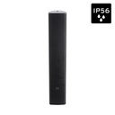 AUDIOPHONY PA - EXTLine134B - Outdoor column speaker 4x4″ + 1″ – 130W RMS – 100V/ 8 Ohms - IP56 - Black