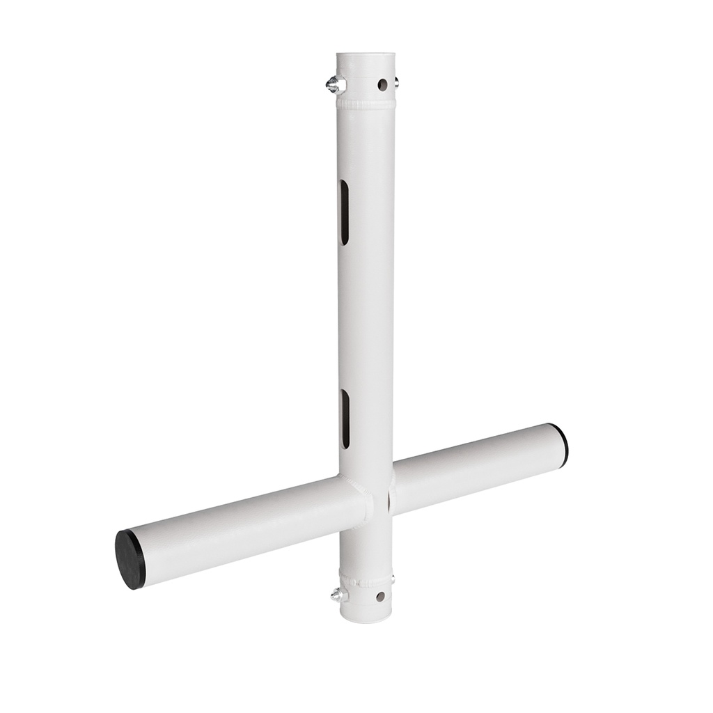 CONTESTAGE - UNO-TW - Suspension Tee for projectors with 50mm tubes - Max. load 100 kg - White