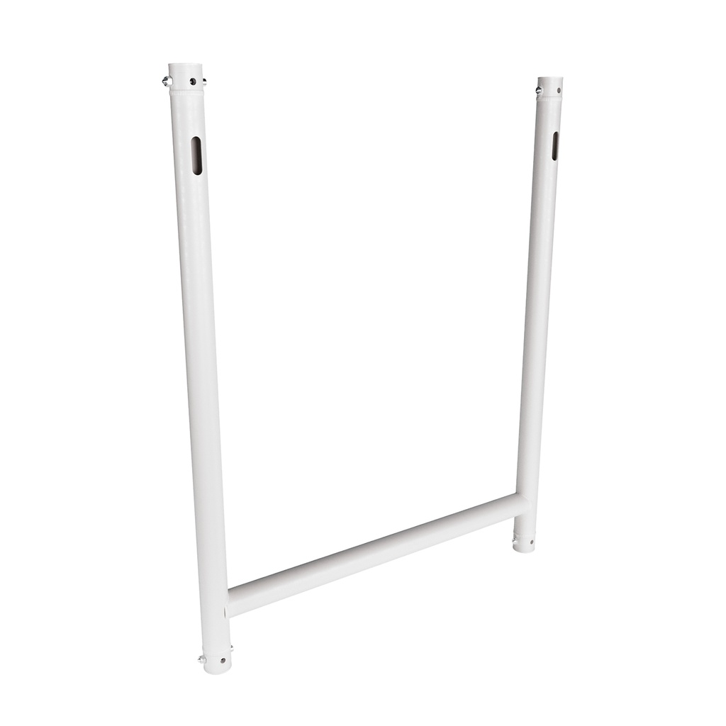 CONTESTAGE - UNO-HW - H-frame a perfect tool to fix all kinds of projectors and moving lights to truss for 50mm tubes - SWL = 200 kg - White