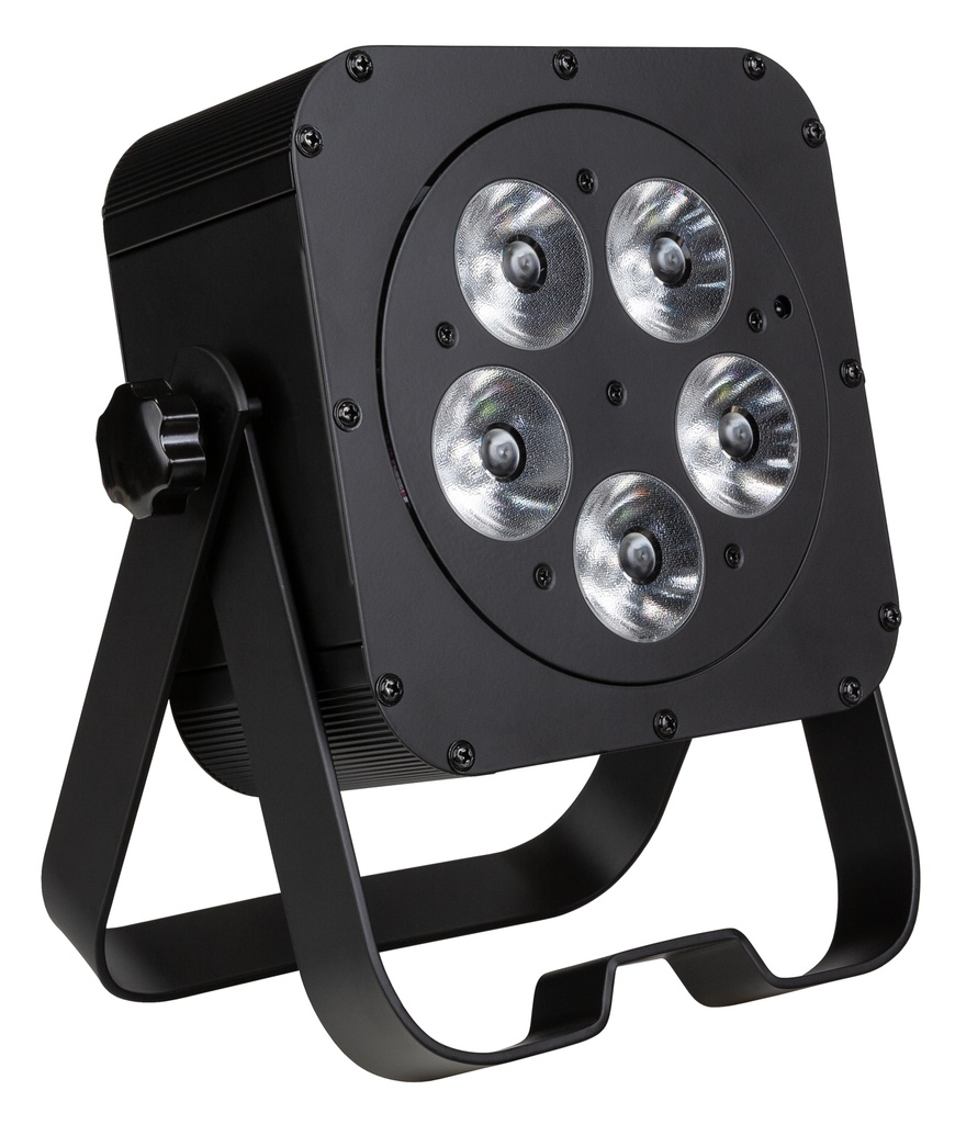 JB SYSTEMS - LED PLANO5-6in1 - Flat 5x20W RGBLA + UV Led Projector