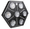 BRITEQ - BTX-SKYRAN - Impressive hexagonal eye candy multi effect fixture, combining powerful blinders with pixel-controlled strobe and RGB-lines to create amazing effects. Developed for use on concert stages, TV-studios,…