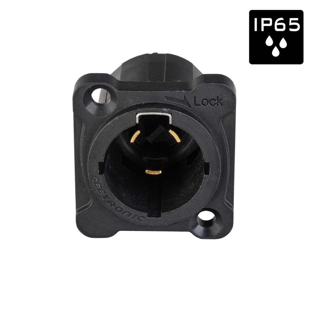 SEETRONIC - SAC3MPX-LY-01 - Seetronic IP65 locking male D-size power connector