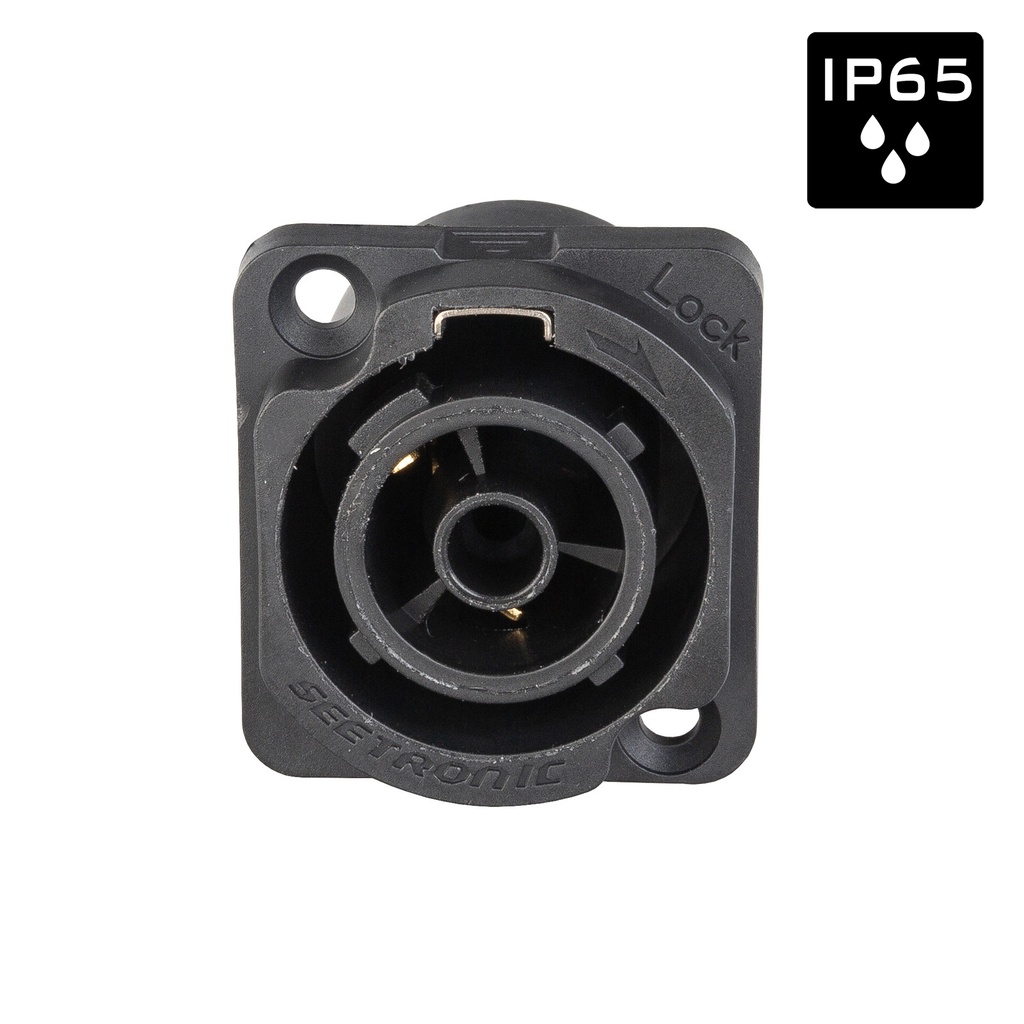 SEETRONIC - SAC3FPX20-01 - Seetronic IP65 locking female D-size power connector