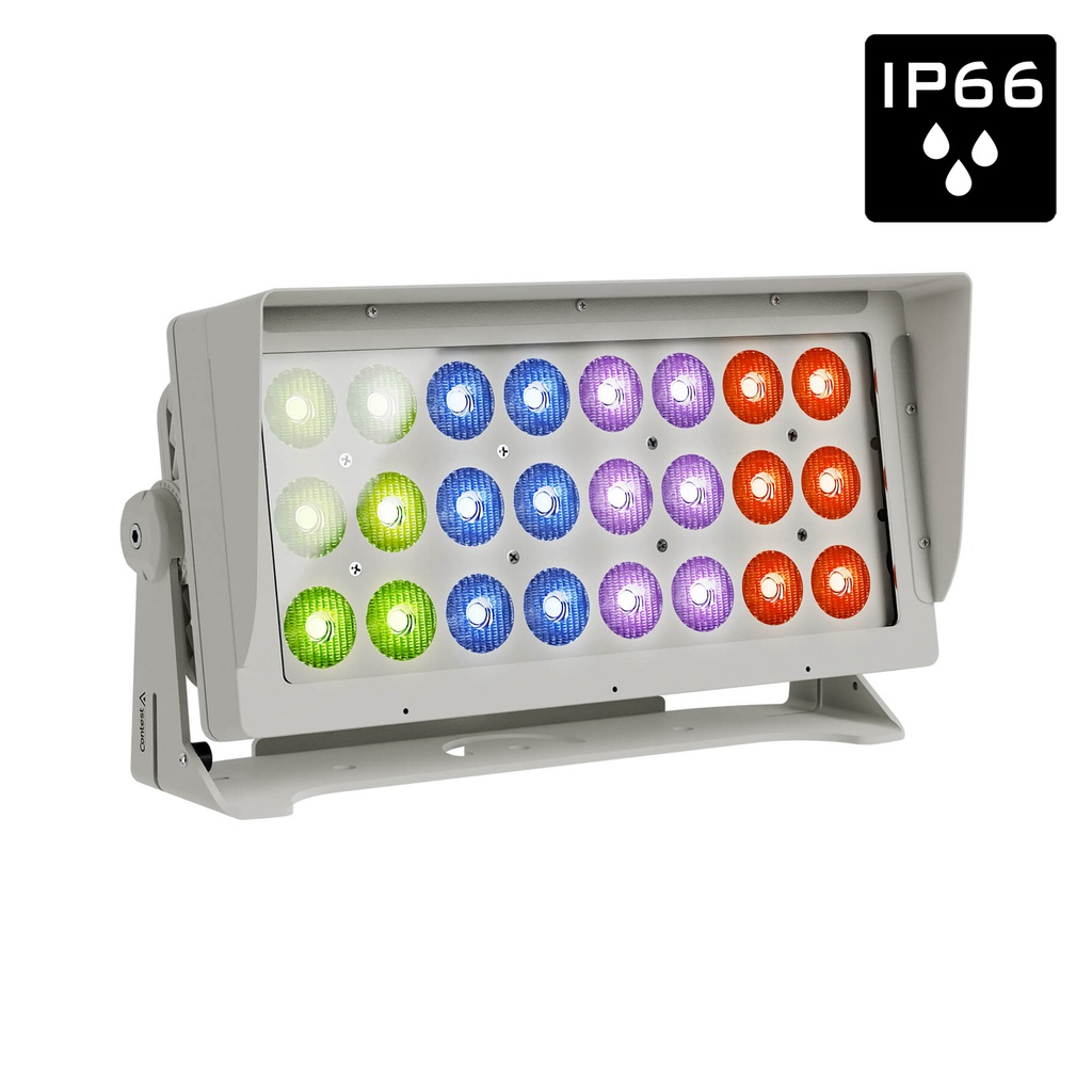 CONTEST - VPANEL-200RGBL - Color architectural projector IP66 - 24 RGBL LED - 200W - 30°