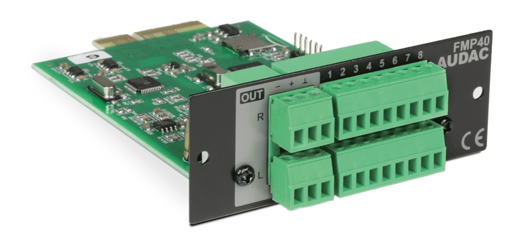 AUDAC - FMP40 - SourceCon™ voice file media player module