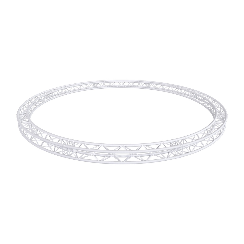 CONTESTAGE - CQUA29-600 W - ALU TRUSS Quatro 290 Circle – White – Diameter: 6m – 8 parts