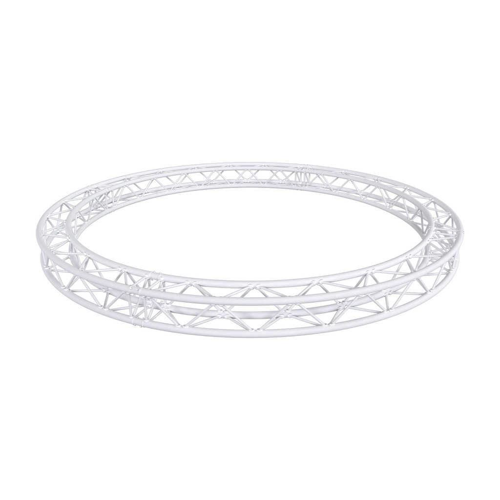 CONTESTAGE - CQUA29-400 W - ALU TRUSS Quatro 290 Circle – White – Diameter: 4m – 4 parts
