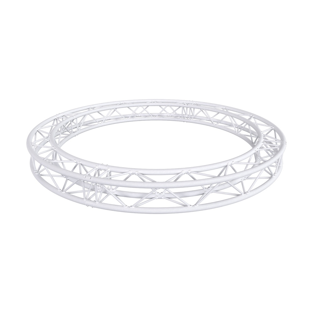 CONTESTAGE - CQUA29-300 W - ALU TRUSS Quatro 290 Circle – White – Diameter: 3m – 4 parts