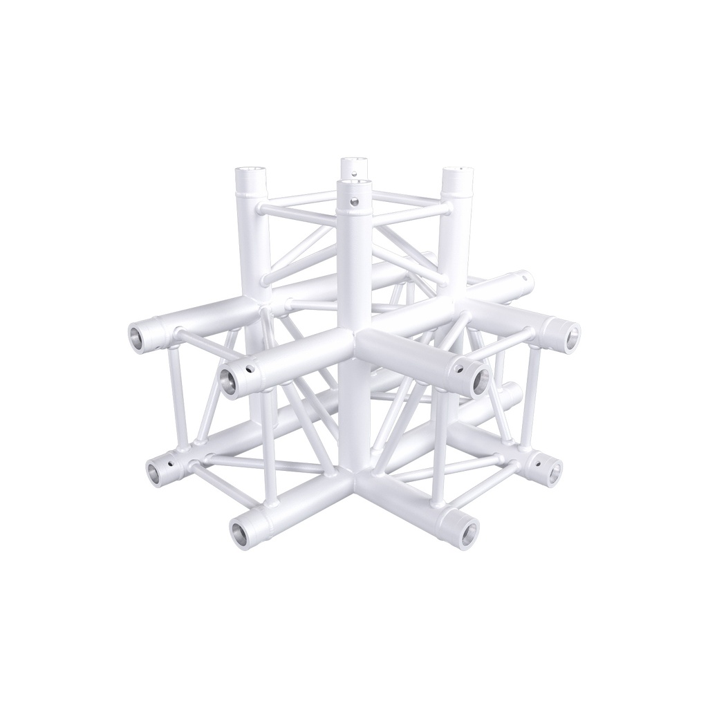 CONTESTAGE - AGQUA-10 W - TRUSS Quatro 290 side piece - 90° - 4 directions – White - Connection kits included