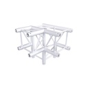 CONTESTAGE - AGQUA-09 W - TRUSS Quatro 290 side piece - 90° - 3 directions – White - Connection kits included
