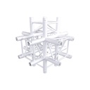 CONTESTAGE - AGQUA-08 W - TRUSS Quatro 290 angle - 90° - 6 directions – White - Connection kits included