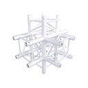CONTESTAGE - AGQUA-07 W - TRUSS Quatro 290 angle - 90° - 5 directions – White - Connection kits included