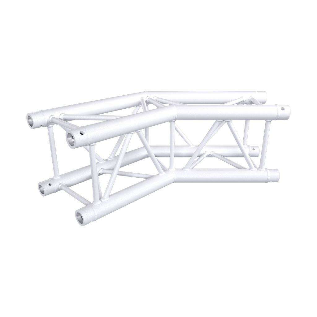 CONTESTAGE - AGQUA-04 W - TRUSS Quatro 290 angle - 50cm - 135° - 2 directions – White - Connection kit included