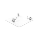 CONTESTAGE - EM29-B3 W - TRIO290 Baseplate with connectors - white
