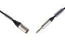 HILEC - AUD-3PM-JSM-1M5 - EURO PRO-SERIES: Balanced Audio cable 3pin XLR Male – Jack Stereo Male with Neutrik® connectors, L=1.5m 