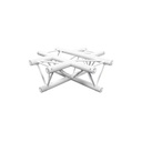 CONTESTAGE - AG29-041 W - TRUSS TRIO 290 Cross - White - 4 directions - Connection kits included