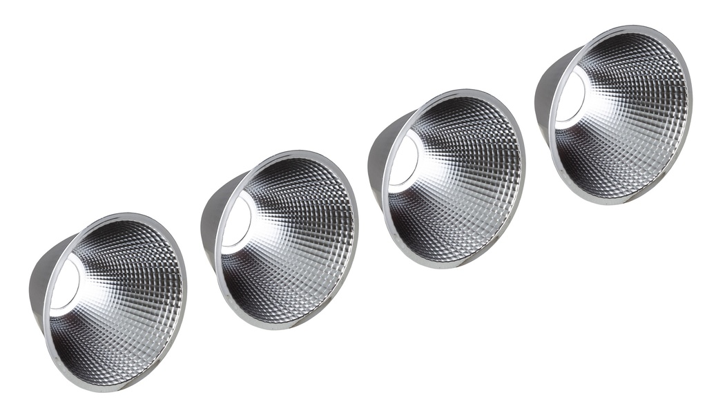 BRITEQ - BT-VENUELITE4 REFL.CUPS 24DEG - Set 24° reflectors to replace the standard 45° reflectors of BT-VENUELITE4