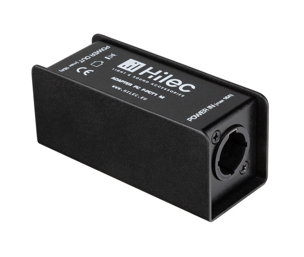 HILEC - ADAPTER PC F-PCT1 M - Adapter Seetronic Powercon TRUE1 M compatible (SAC3MPX) to Seetronic Powercon F compatible (SAC3MPB)