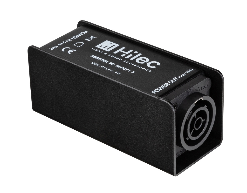 HILEC - ADAPTER PC M-PCT1 F - Adapter Seetronic Powercon TRUE1 F compatible (SAC3FPX) to Seetronic Powercon M compatible (SAC3MPA)