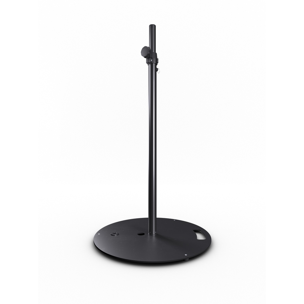 HILEC - Stick-RB - Speaker stand with heavy round base - Black