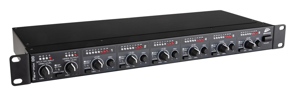 JB SYSTEMS - FLEX-MIX 88 - Ultra-multifunctional audio splitter / mixer