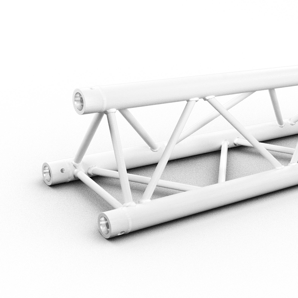 CONTESTAGE - PT29-050 W - ALU TRUSS Trio 290 – White - Length : 50cm - Connection kit included