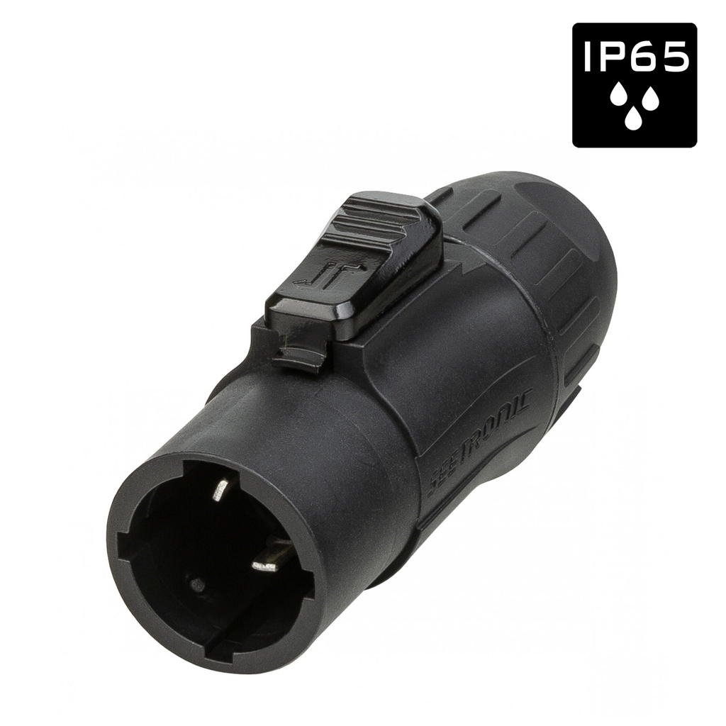 SEETRONIC - SAC3MX-08 - Seetronic IP65 locking male power connector for cable