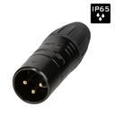 SEETRONIC - SCWM3-B - Seetronic Male 3-pin XLR connector IP65 for cable