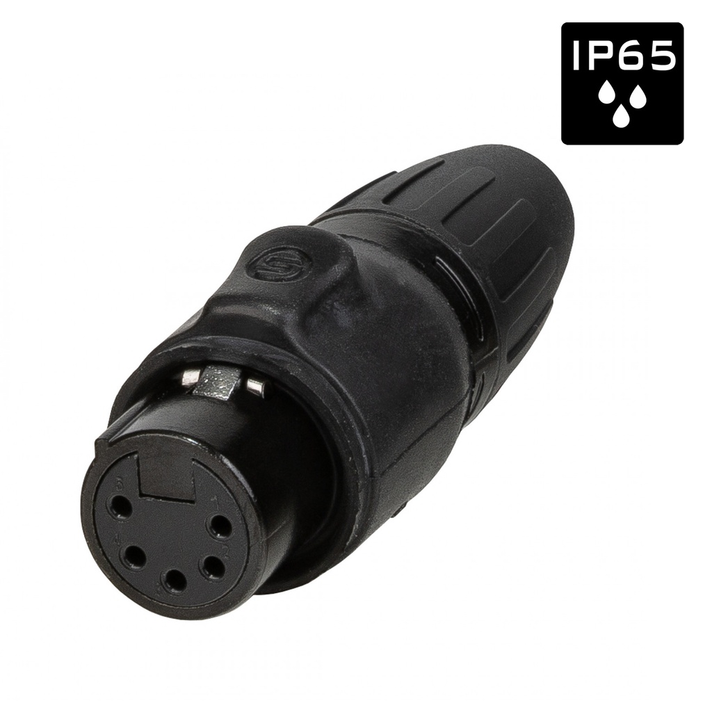 SEETRONIC - SCWF5-B - Seetronic Female 5-pin XLR connector IP65 for cable