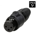 SEETRONIC - SCWF3-B - Seetronic Female 3-pin XLR connector IP65 for cable

