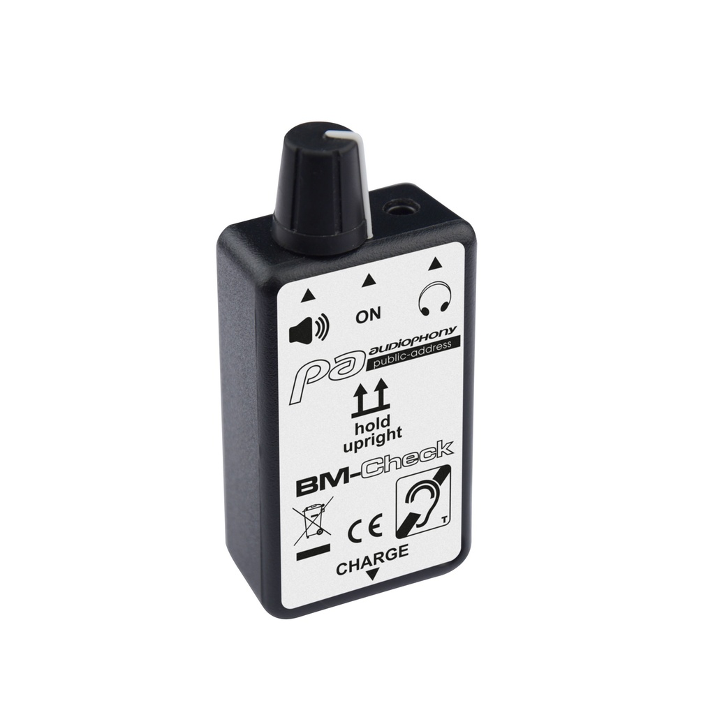 AUDIOPHONY PA - BM-Check - Prosthesis simulator for magnetic loop amplifier with headphones